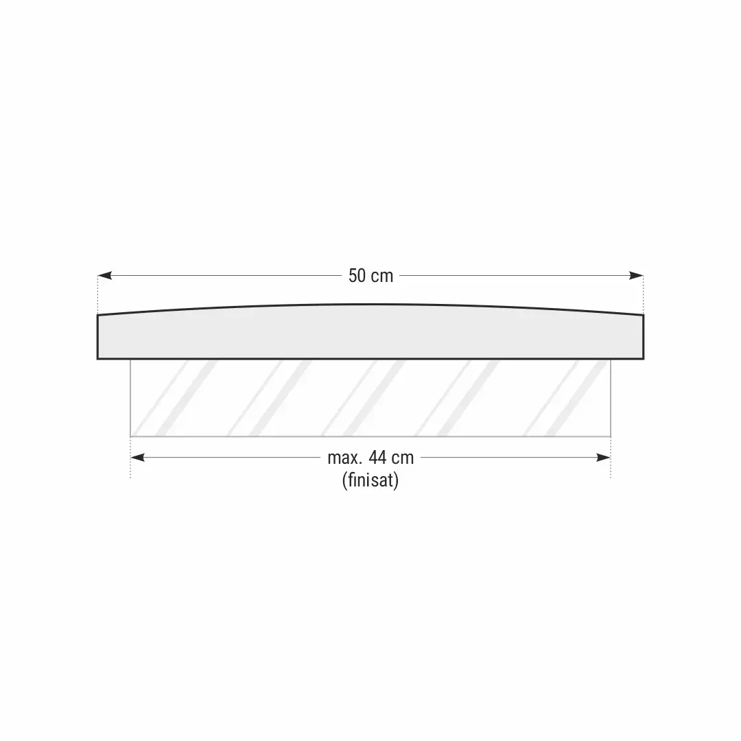 Capac interval gard ROMA ROYAL 50x50x5 Acesorii Gard www.starstone.ro STAR STONE 3