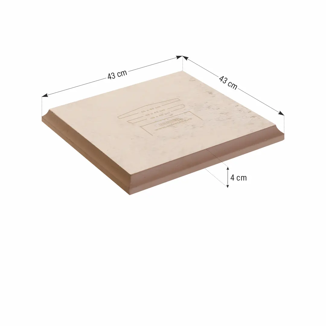 Capitel stalp gard ROMA 43x43x4 Accesorii Gard STAR STONE www.starstone.ro 2