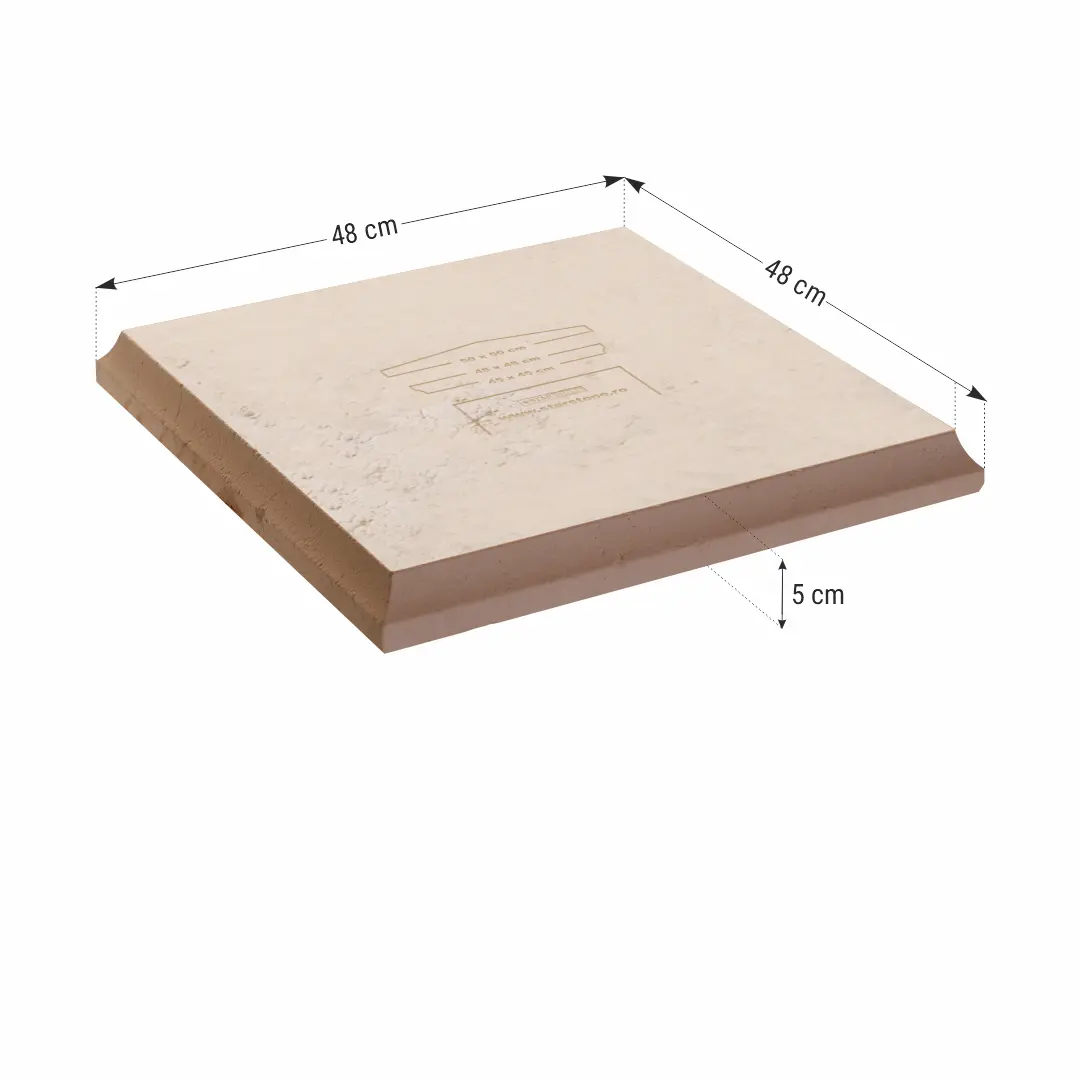 Capitel stalp gard ROMA 48x48x5 Accesorii Gard STAR STONE www.starstone.ro 2