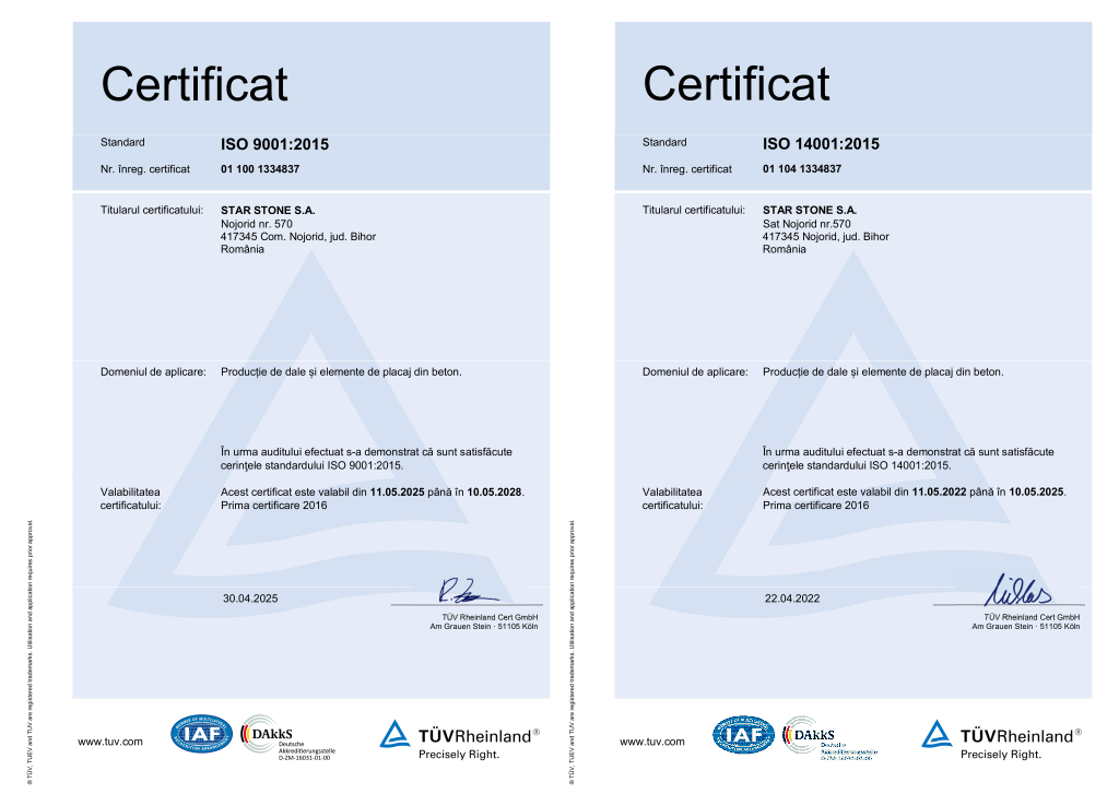 certificat